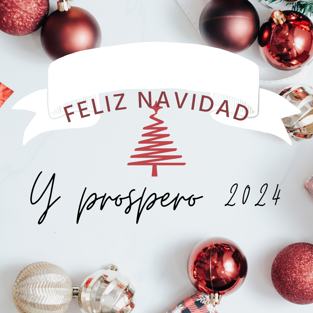 Feliz Navidad y próspero 2024